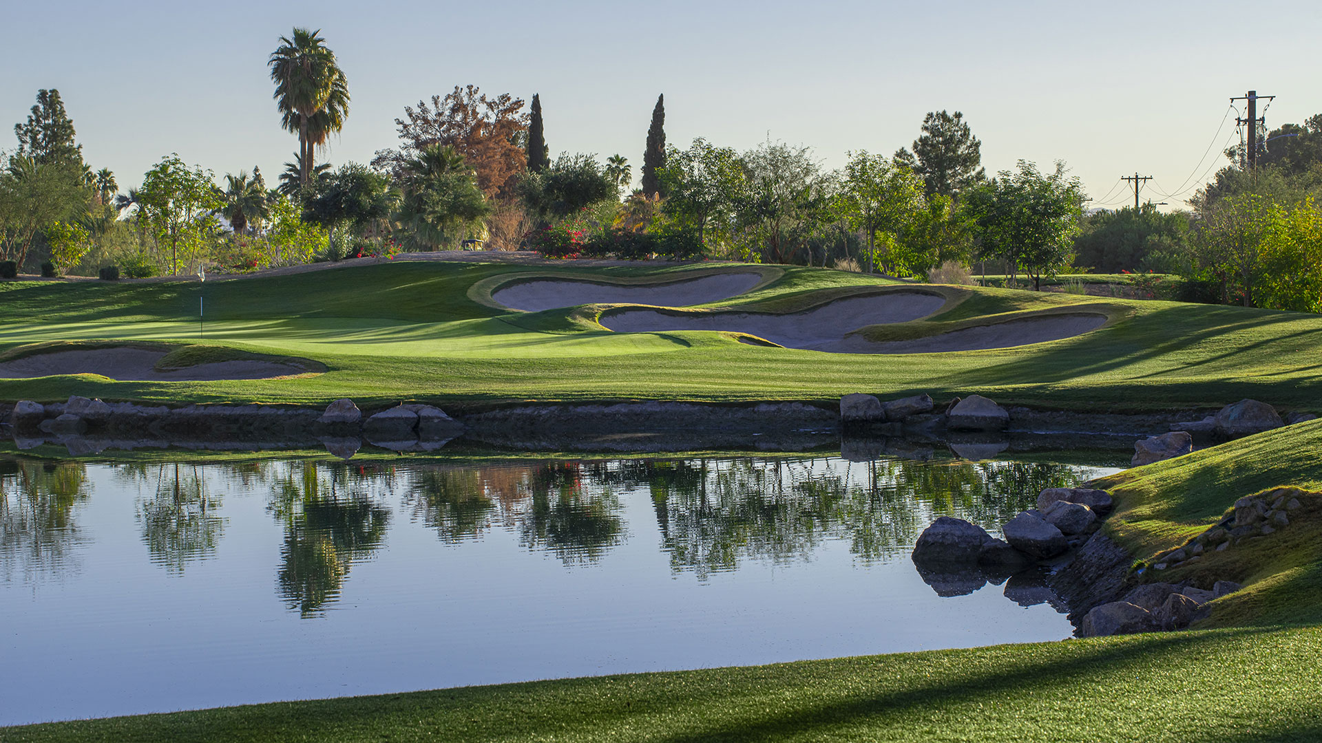 The scenic Phoenician<sup>®</sup> Golf Course surrounds the community.