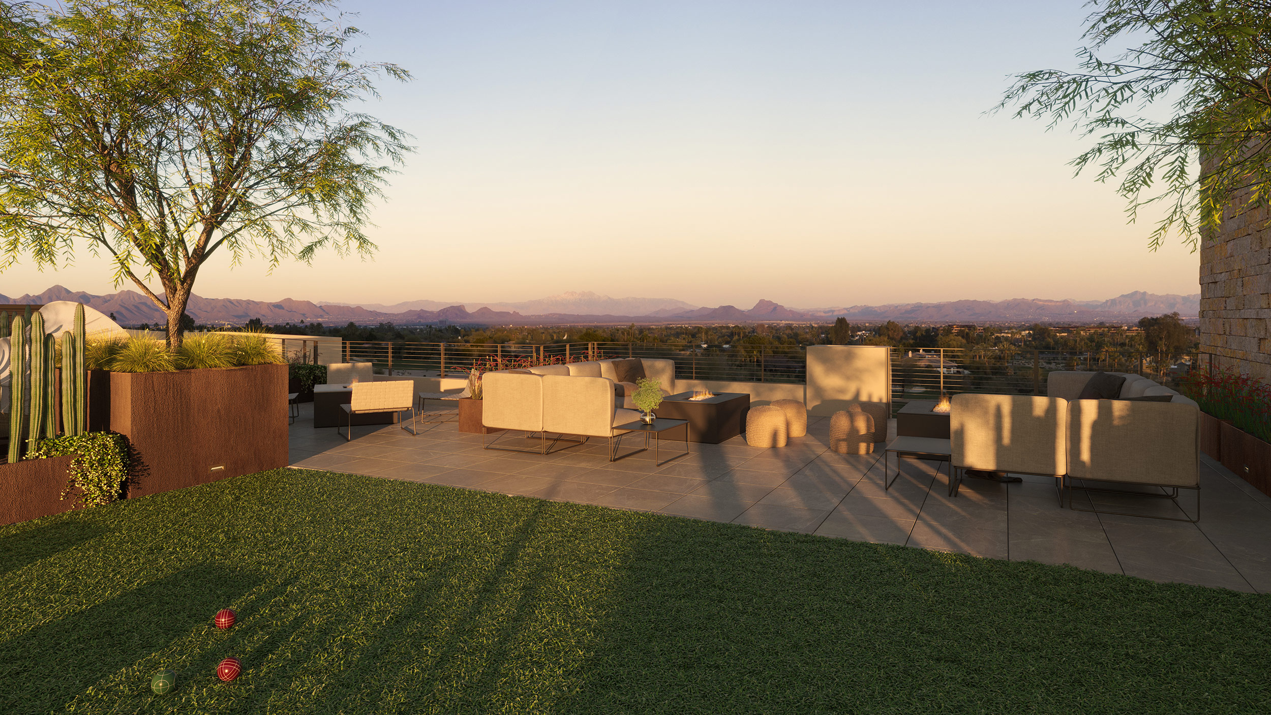 From The Summit, residents and guests will enjoy views of the Valley by day and city lights by night.